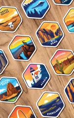 Extra National Parks Sticker Set - Image 4