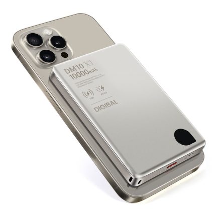 DIGIBAL DM10 X1 شاحن لاسلكي MagSafe QI2 بسعة 10,000 مللي أمبير في الساعة [ضمان لمدة عامين]