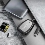 ⁦قارئ Lexar Professional USB-C ثنائي الفتحات لبطاقات SD وmicroSD LRW470U-RNHNG⁩ - الصورة ⁦4⁩