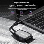 ⁦قارئ Lexar Professional USB-C ثنائي الفتحات لبطاقات SD وmicroSD LRW470U-RNHNG⁩ - الصورة ⁦3⁩