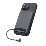 XPower MagNetoPlus Q10 Pro سبيكة ألومنيوم 10000mAh 45W PD3.0 حامل كابل مدمج وشاشة رقمية بنك طاقة مغناطيسي QI2