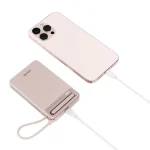 ⁦XPower MagNetoPlus Q10 Pro سبيكة ألومنيوم 10000mAh 45W PD3.0 حامل كابل مدمج وشاشة رقمية بنك طاقة مغناطيسي QI2⁩ - الصورة ⁦14⁩