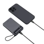 ⁦XPower MagNetoPlus Q10 Pro سبيكة ألومنيوم 10000mAh 45W PD3.0 حامل كابل مدمج وشاشة رقمية بنك طاقة مغناطيسي QI2⁩ - الصورة ⁦22⁩