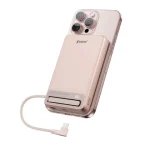 ⁦XPower MagNetoPlus Q10 Pro سبيكة ألومنيوم 10000mAh 45W PD3.0 حامل كابل مدمج وشاشة رقمية بنك طاقة مغناطيسي QI2⁩ - الصورة ⁦12⁩