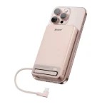 ⁦XPower MagNetoPlus Q10 Pro سبيكة ألومنيوم 10000mAh 45W PD3.0 حامل كابل مدمج وشاشة رقمية بنك طاقة مغناطيسي QI2⁩ - الصورة ⁦26⁩