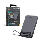 ⁦XPower MagNetoPlus Q10 Pro سبيكة ألومنيوم 10000mAh 45W PD3.0 حامل كابل مدمج وشاشة رقمية بنك طاقة مغناطيسي QI2⁩ - الصورة ⁦20⁩