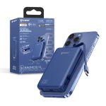 ⁦بنك طاقة لاسلكي مغناطيسي XPower MAGNETO 10 Qi2 بشاشة رقمية وسعة 10000mAh وقدرة 45W مع تقنية PD3.0⁩ - الصورة ⁦4⁩