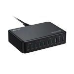 ⁦شاحن سطح مكتب سريع XPower PHOTON320 بقوة 320 واط و10 منافذ مع PD3.1/PPS⁩ - الصورة ⁦6⁩