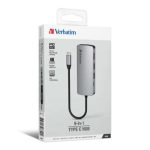 ⁦VERBATIM 9 في 1 موسع واجبات منزلي Type C - 66899⁩ - الصورة ⁦2⁩