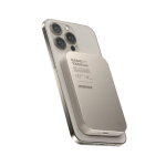 ⁦بنك طاقة مغناطيسي رفيع للغاية MOMAX Q.Mag X1 بسعة 10000mAh - تيتانيوم [ضمان لمدة عامين]⁩ - الصورة ⁦2⁩