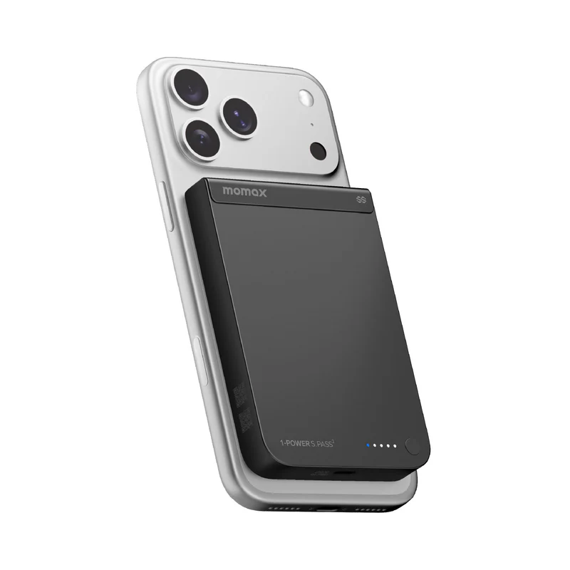 IP163Q22-D-01-1500.webp بنك الطاقة المغناطيسي شبه الصلب MOMAX 1-Power S.Pass² سعة 10000mAh (معتمد CCC) - الصورة 1
