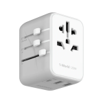 ⁦شاحن سفر MOMAX 1-World 20W بـ 3 منافذ + مقبس تيار متردد⁩ - الصورة ⁦11⁩