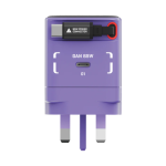 ⁦MOMAX 1-CHARGE+ شاحن GaN بمنفذ واحد 65 وات مع كابل USB-C قابل للسحب⁩ - الصورة ⁦5⁩