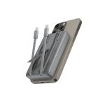 ⁦بنك طاقة لاسلكي مغناطيسي إليمنتز 10000 مللي أمبير في الساعة 6 في 1 بكابل ثنائي TYPE-C (PE-MC2) - منتج مرخص أصلي⁩ - الصورة ⁦3⁩