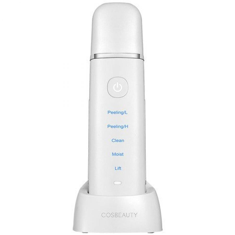 syuunounavi-4573253672585-i-20240903191835.jpg CosBeauty جهاز تقشير وتنظيف المسام بالموجات فوق الصوتية، أبيض - مستورد بالتوازي من اليابان - الصورة 1