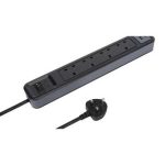 ⁦Targus شاحن سريع 42 واط PD لوح تمديد TYPE-C بـ 4 منافذ وحماية من الصواعق APs20AP-50⁩ - الصورة ⁦2⁩